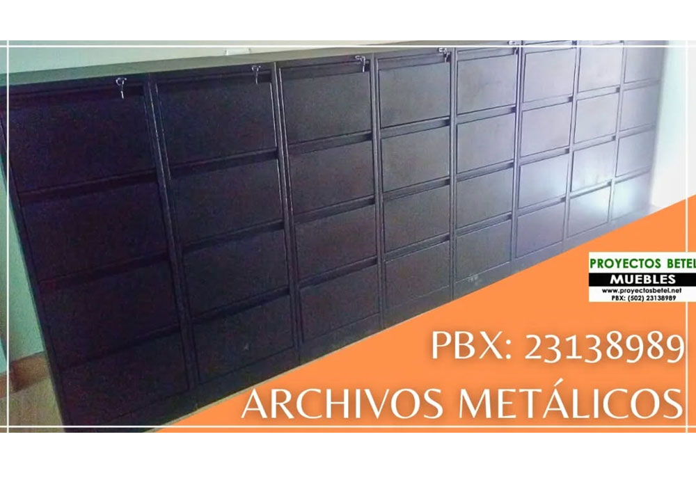 Mueble metálico para folders colgantes tamaño oficio