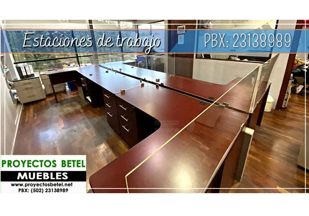 Estaciones de trabajo en melamina Guatemala
