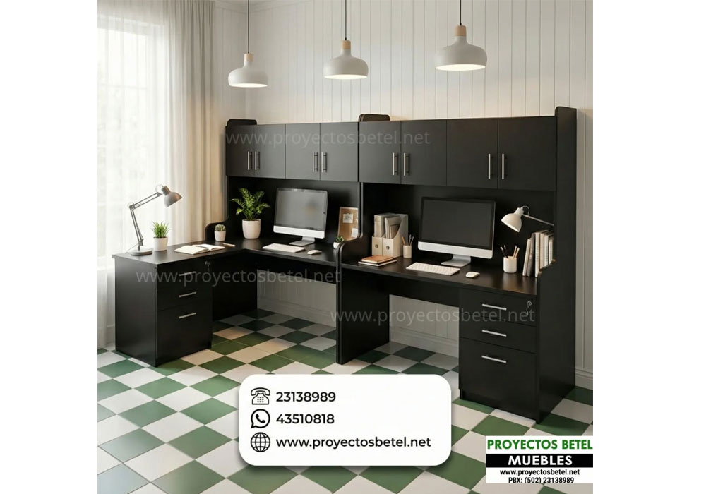 Estaciones de trabajo, Guatemala en melamina