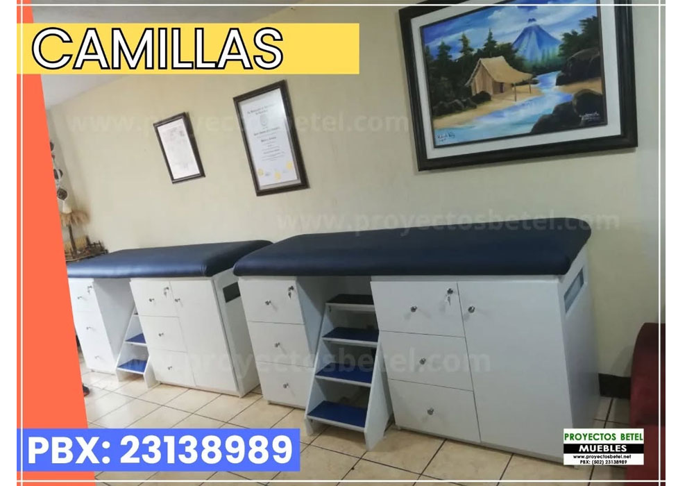 Camilla médica en melamina Guatemala